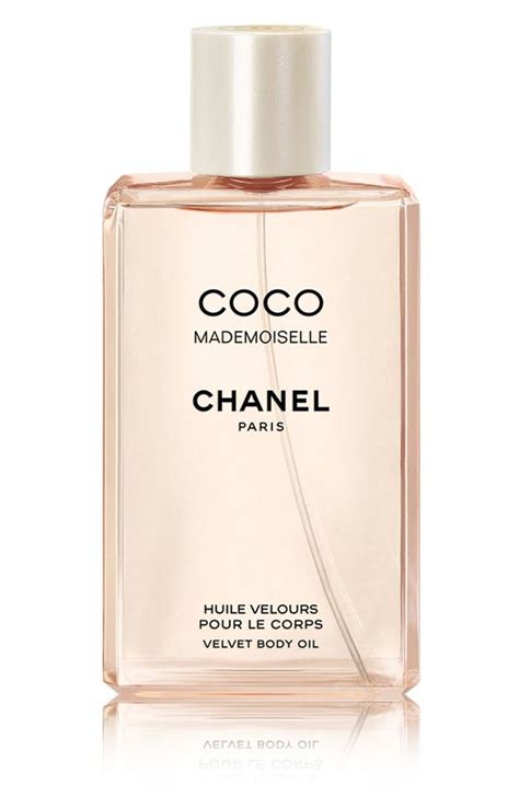 coco chanel glitter oil|chanel coco mademoiselle velvet body oil.